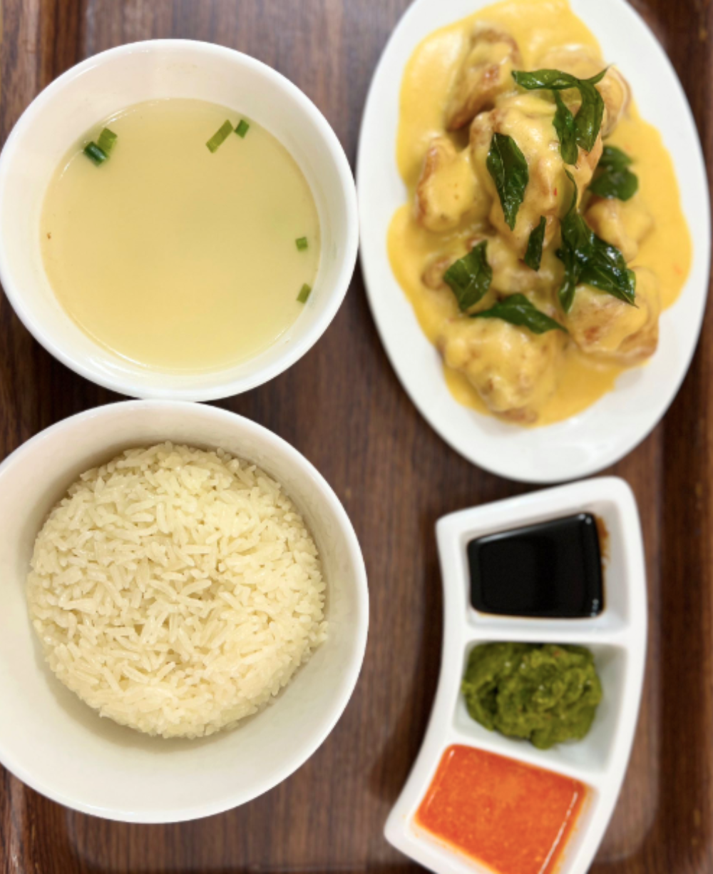 Creamy Butter Chicken Rice Set