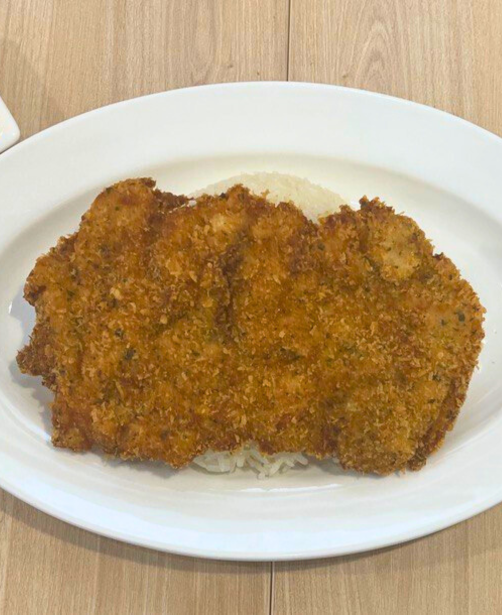 Chicken Cutlet Curry With Plum Sauce + Free Pink Dolphin Peach Drink