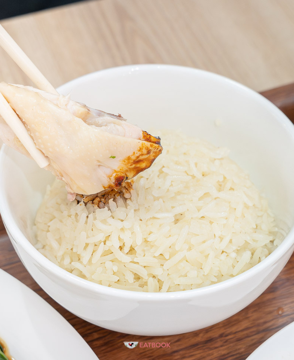 Hai Ge Ji Chicken Roasted Rice Set (With Bean Sprouts)
