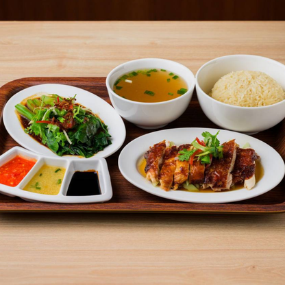 HGJ Single Set (Roasted Thigh) With Vegetables