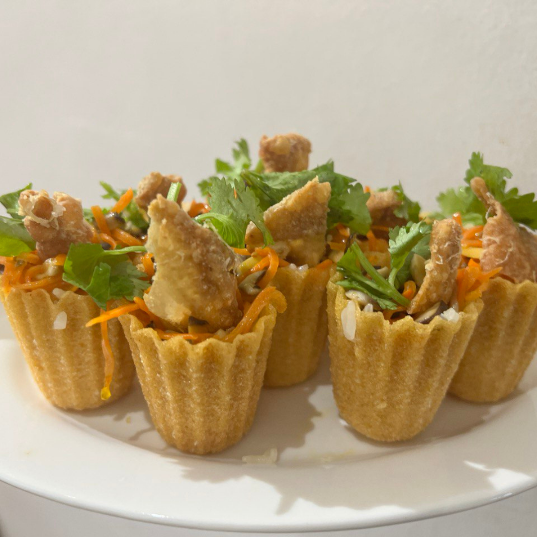 Chicken Rice Kuih Pie Tee