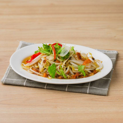 Stir-Fried Bean Sprouts with Salted Fish