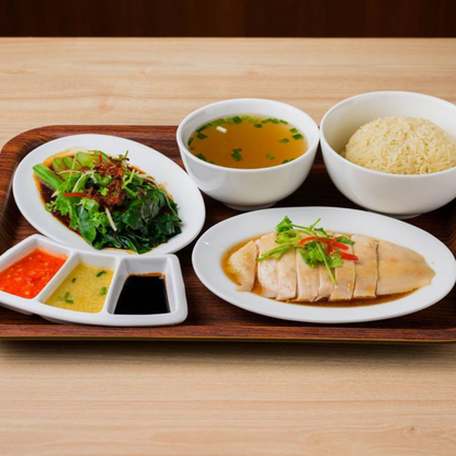 HGJ Single Set (Steamed Thigh) With Vegetables