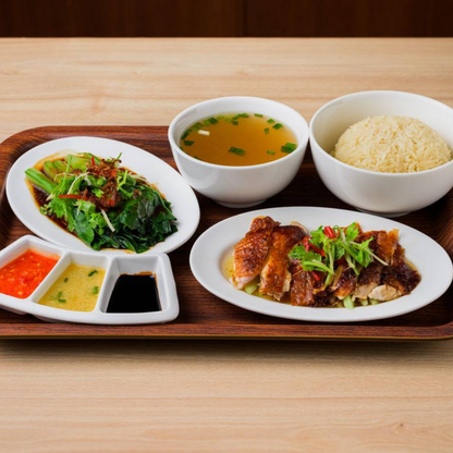 HGJ Single Set (Roasted Drumstick) With Vegetables