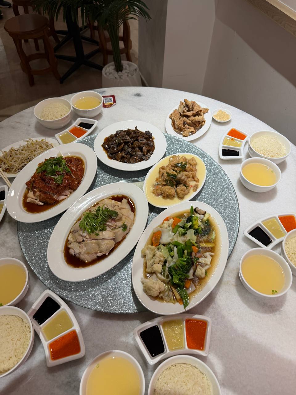 steamed chicken (half bird)