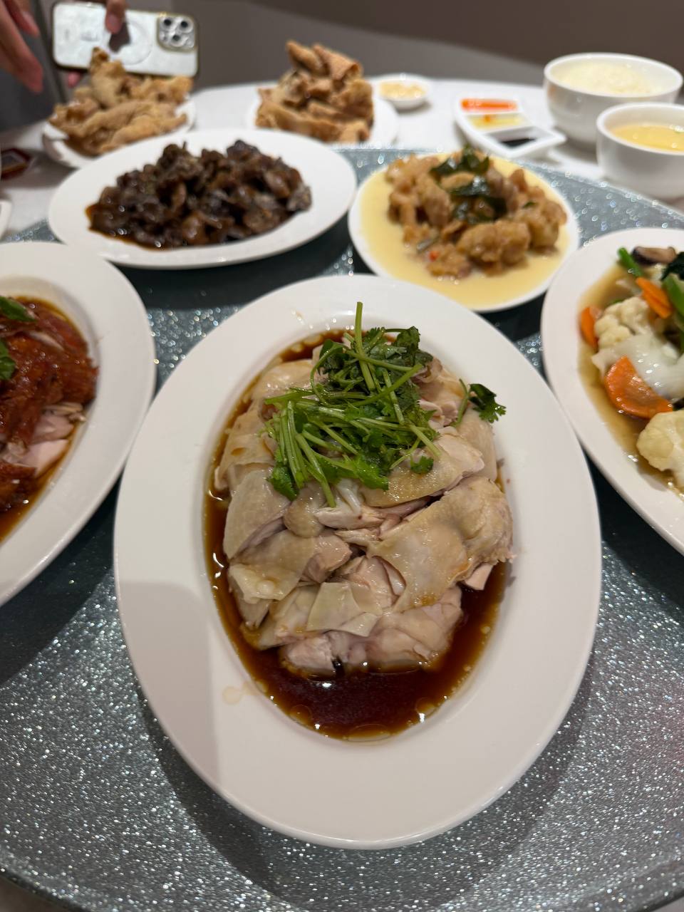 steamed chicken (half bird)