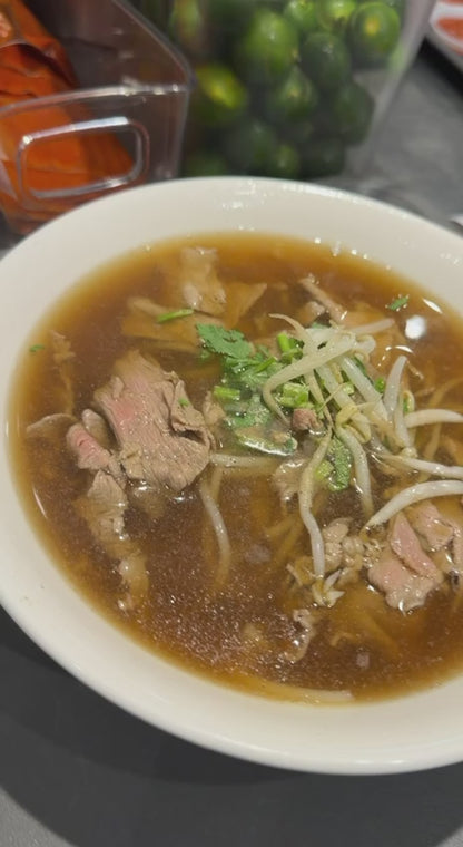 Mixed Beef Noodles with Tendon (Dry/Soup)