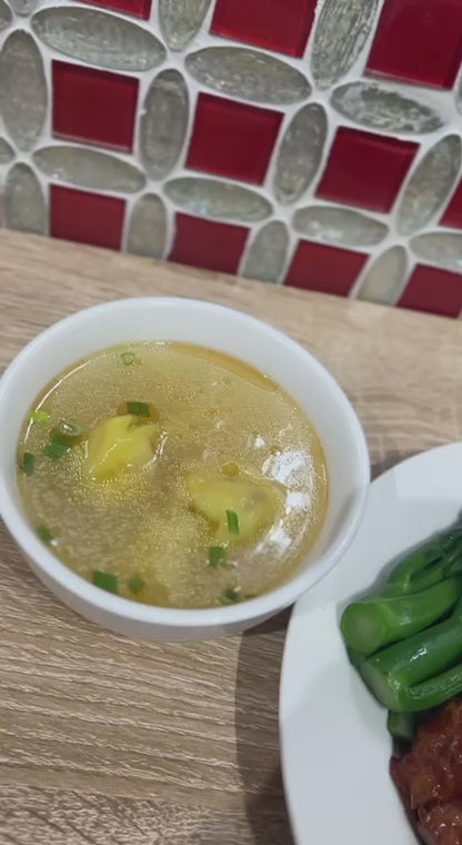 Chicken Noodle with House-Made Wonton & Kailan (Dry/Soup)